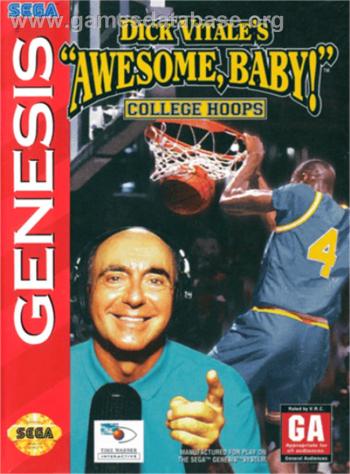 Cover Dick Vitale's Awesome Baby! College Hoops for Genesis - Mega Drive